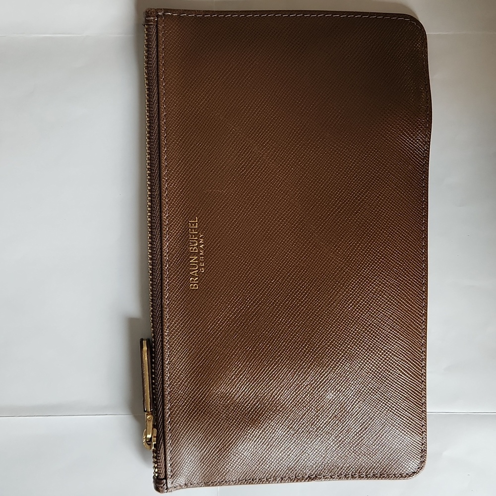 Braun Buffel brown leather wallet